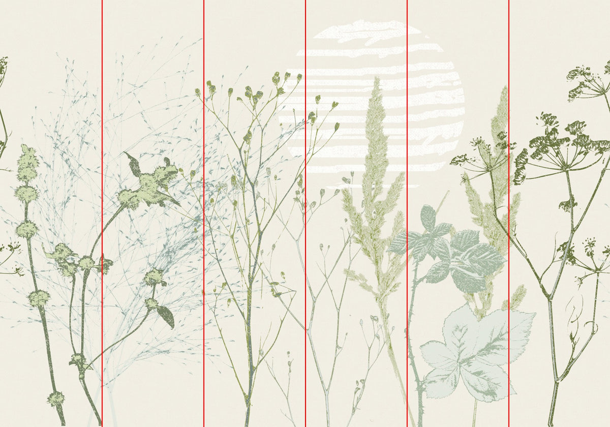 Calming Essentials Botanical Peel and Stick Wallpaper Mural