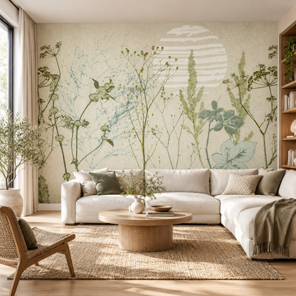 Calming Essentials Botanical Peel and Stick Wallpaper Mural