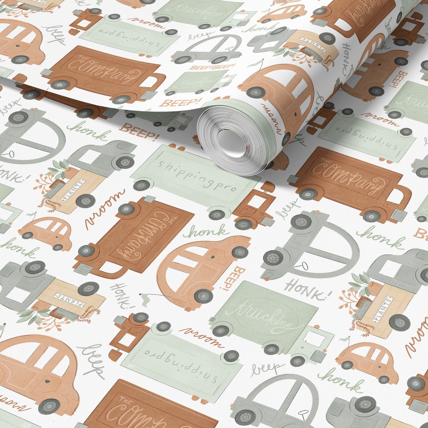 Cars Pattern Wallpaper