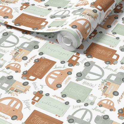 Cars Pattern Wallpaper