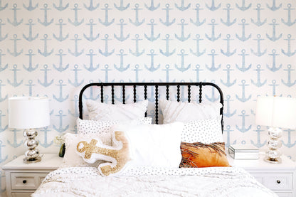 Chevron Anchor Wallpaper