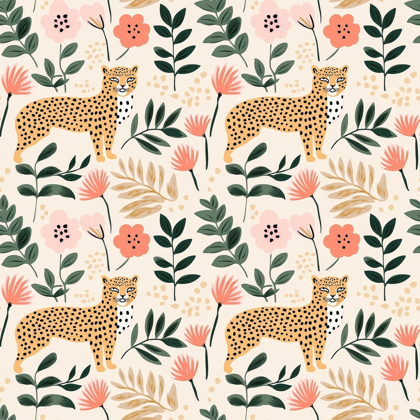 Cheeky Cheetah Wallpaper.