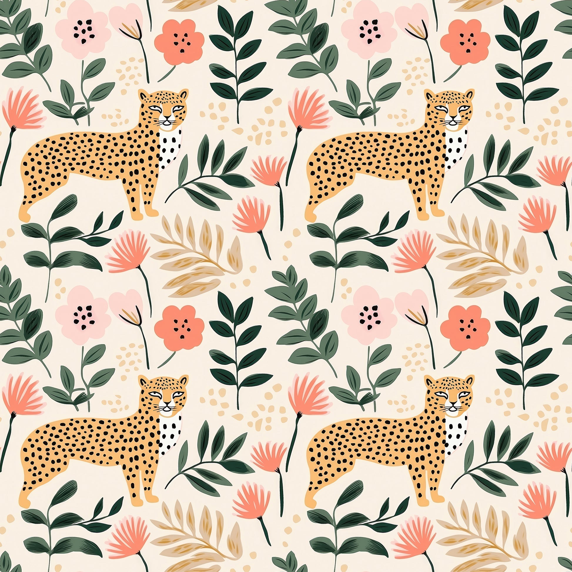 Cheeky Cheetah Wallpaper.