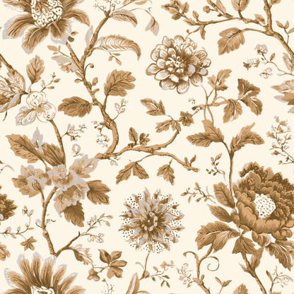 Chinoiserie Toile Garden Peel and Stick Wallpaper