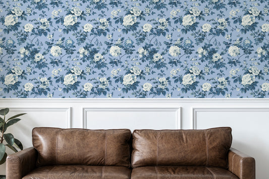 Classic Toile Garden Peel and Stick Wallpaper