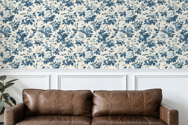 Classic Toile Garden Peel and Stick Wallpaper