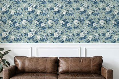 Classic Toile Garden Peel and Stick Wallpaper