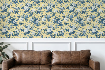Classic Toile Garden Peel and Stick Wallpaper