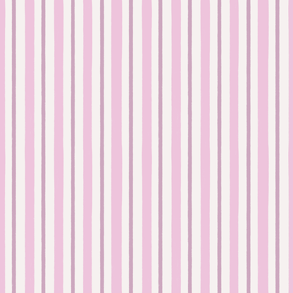 Classic Stripes Pink peel and stick wallpaper pattern detail