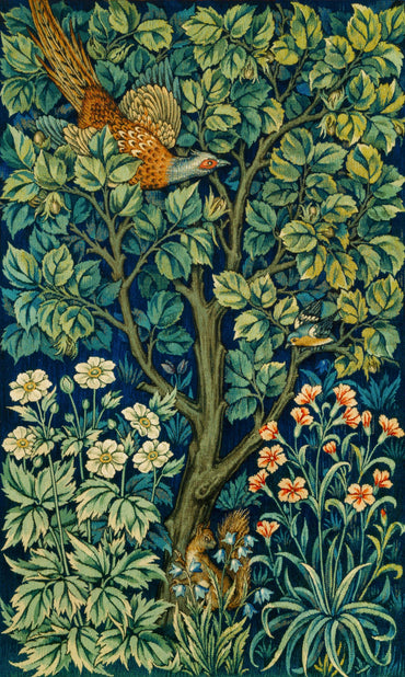 Cock Pheasant by William Morris Wallpaper