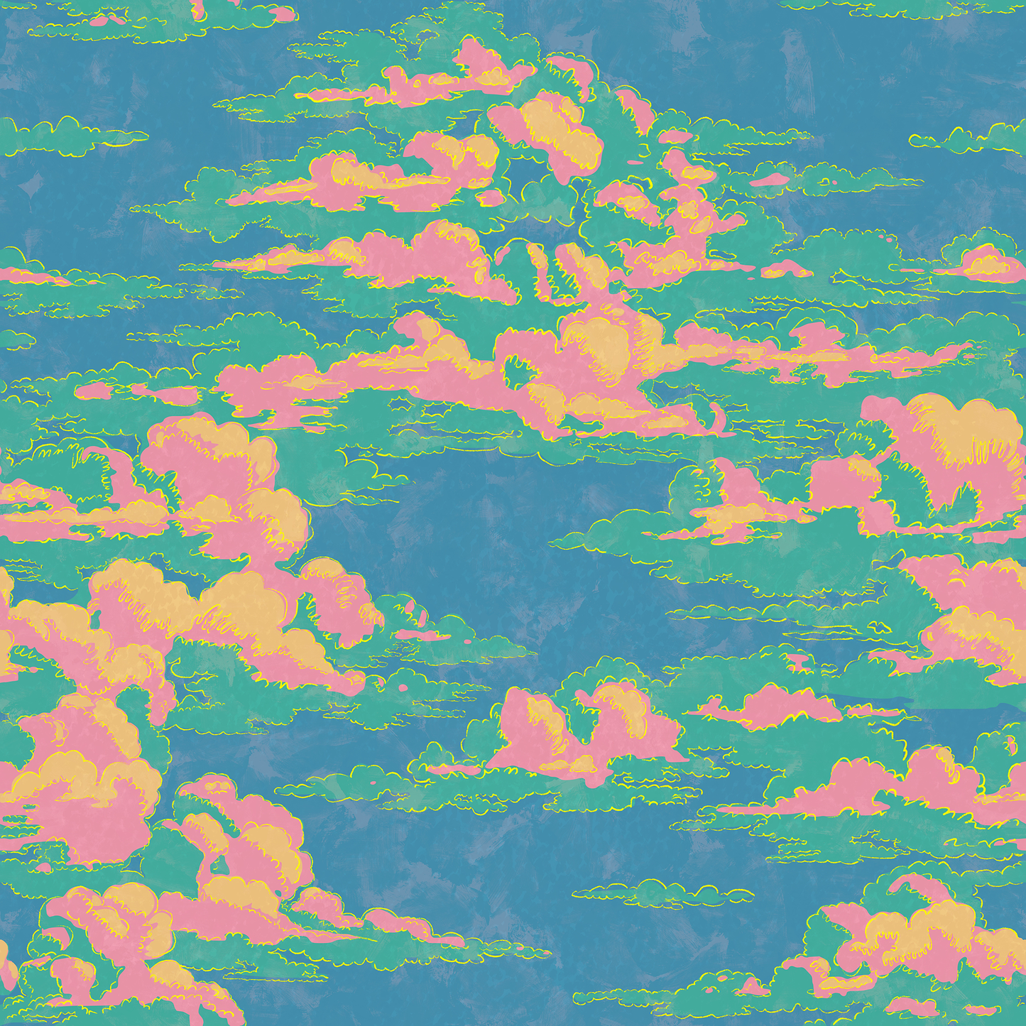 Cotton Candy Sunset Wallpaper