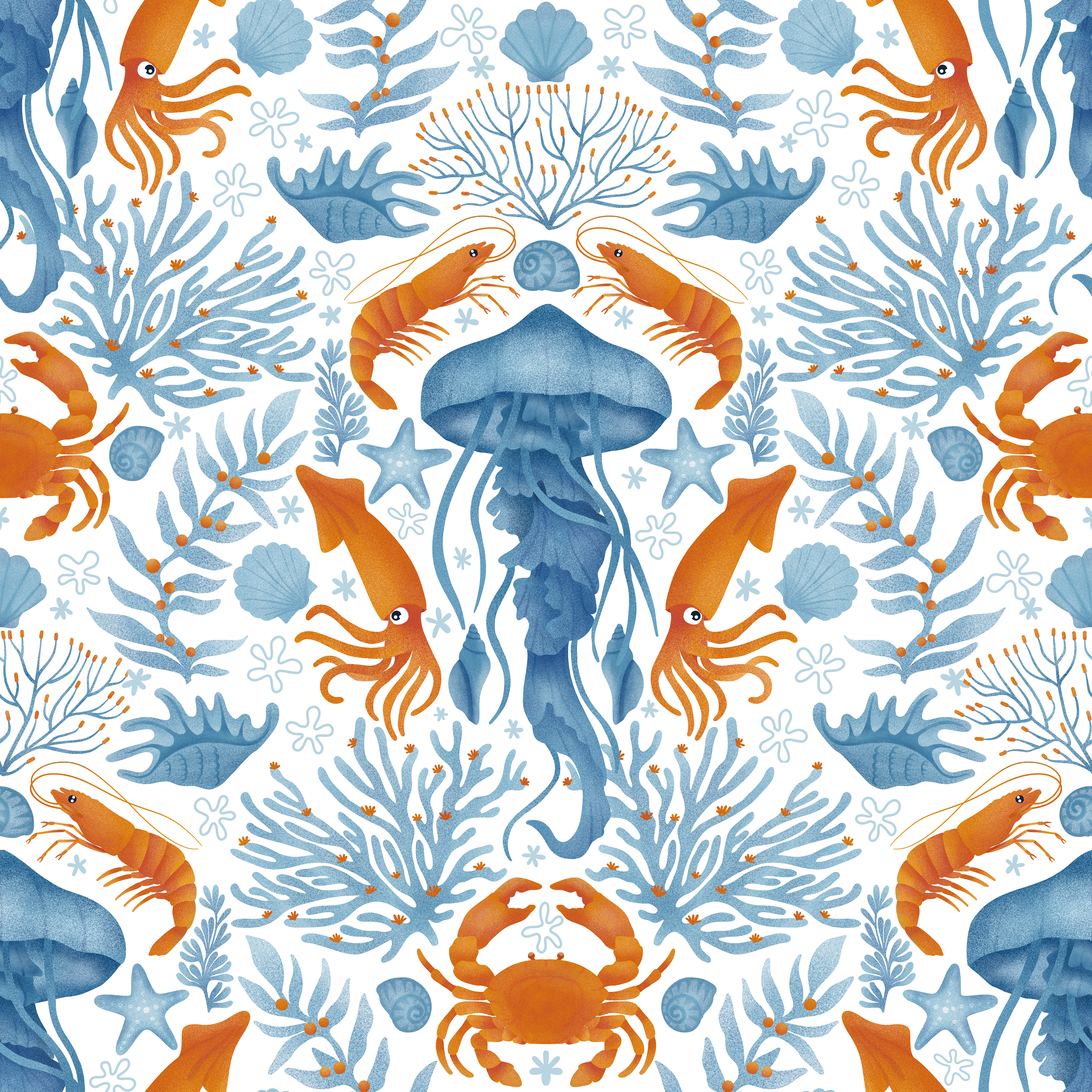 Calming Jellyfish Wallpaper.