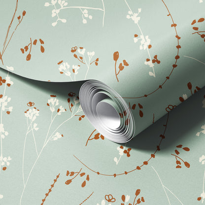 Ditsy Floral in Sage Wallpaper