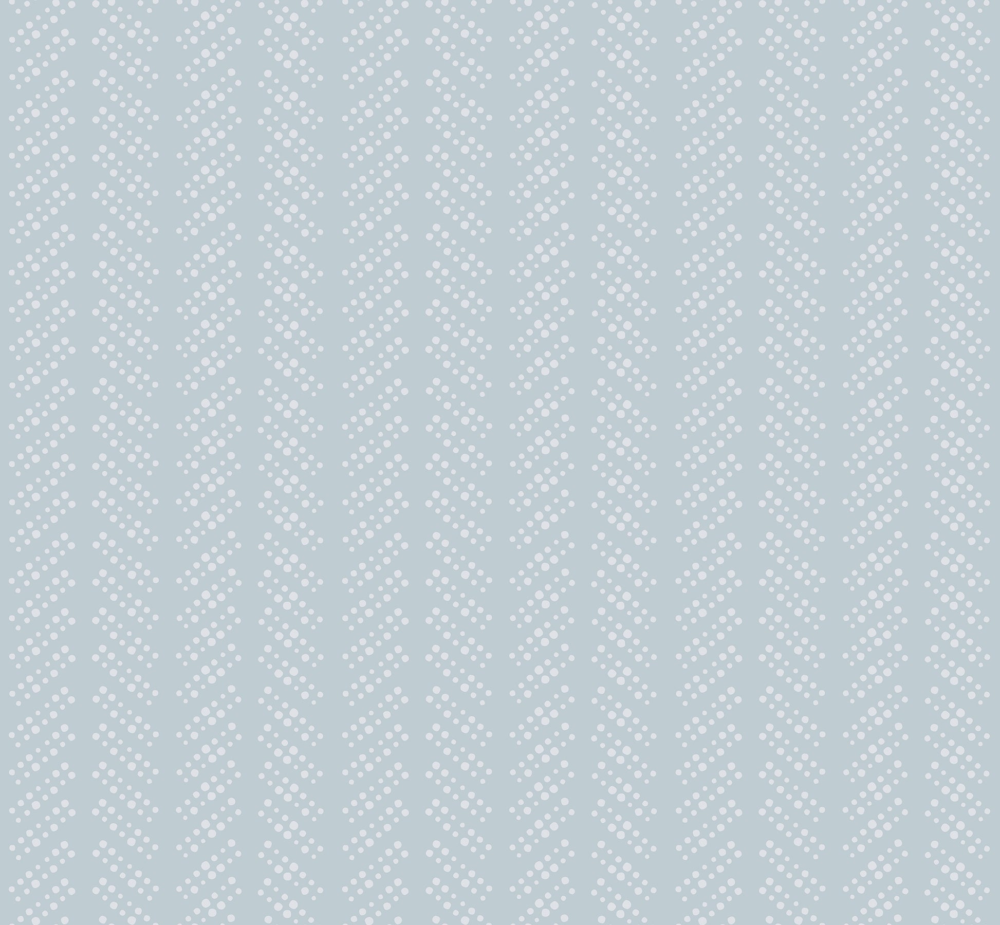 Bubble Dot Herringbone Powder Blue peel and stick wallpaper pattern detail