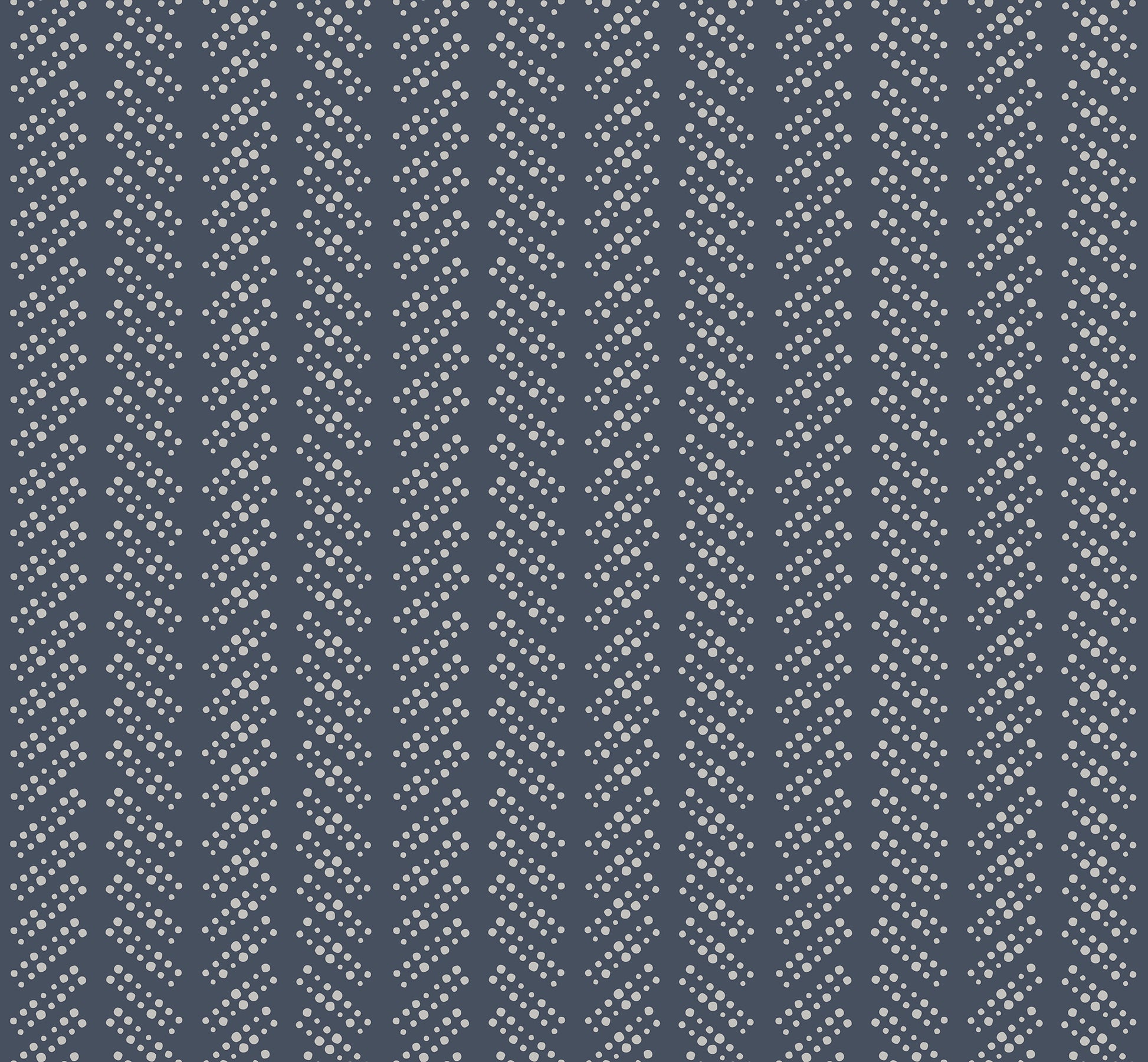 Bubble Dot Herringbone Slate peel and stick wallpaper pattern detail