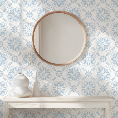 Emma Floral Tile Wallpaper