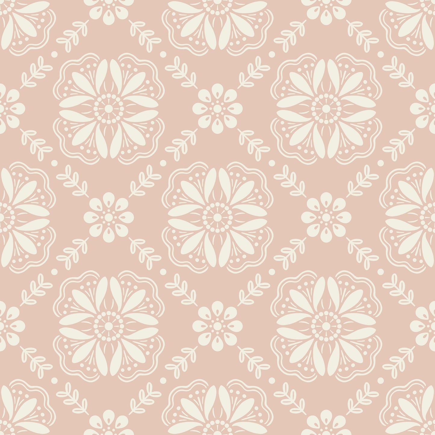 Emma Floral Tile Wallpaper