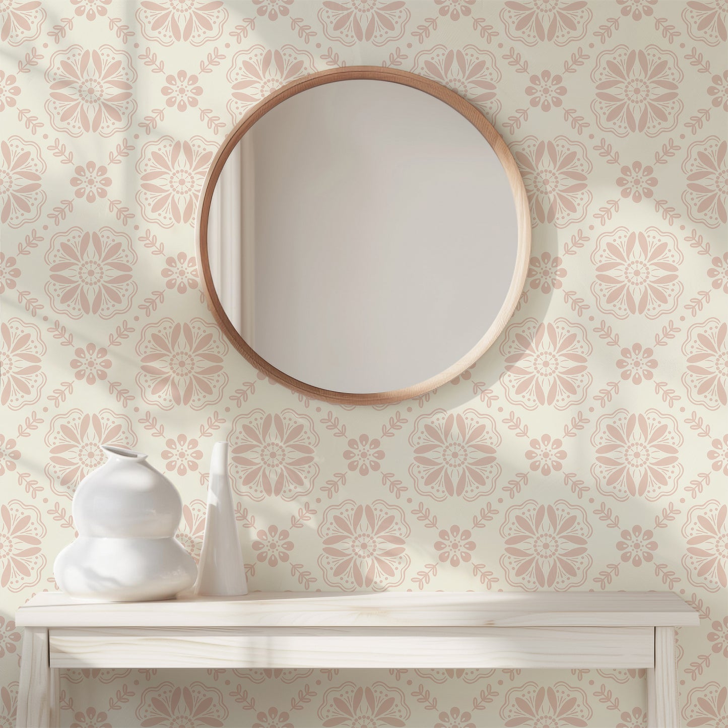 Emma Floral Tile Wallpaper