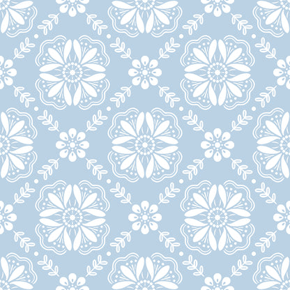 Emma Floral Tile Wallpaper
