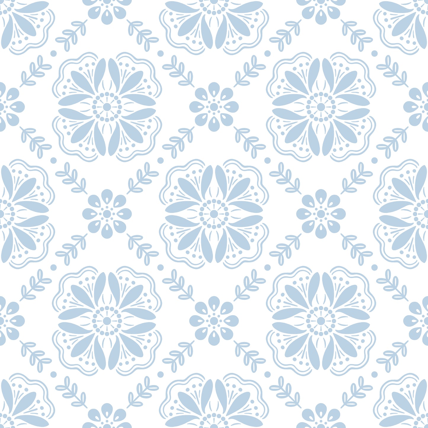 Emma Floral Tile Wallpaper