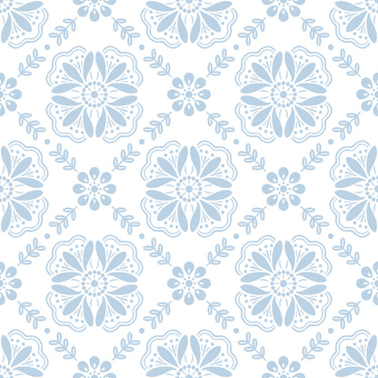Emma Floral Tile Wallpaper