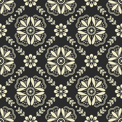 Emma Floral Tile Wallpaper