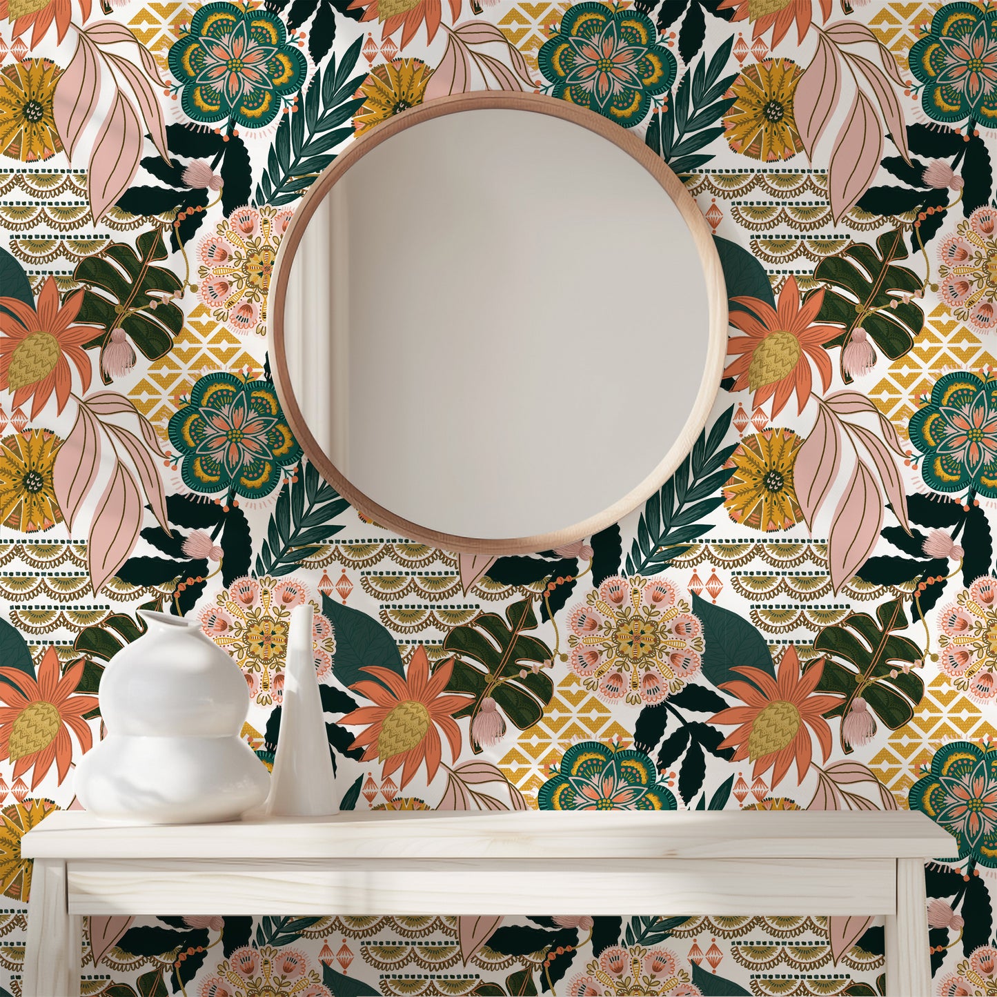 Boho Pattern Wallpaper