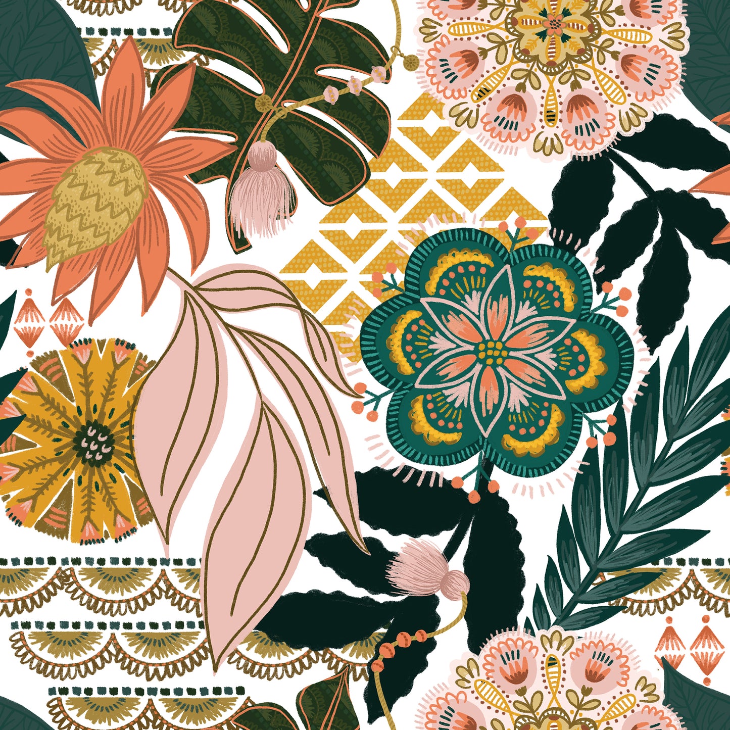 Boho Pattern Wallpaper