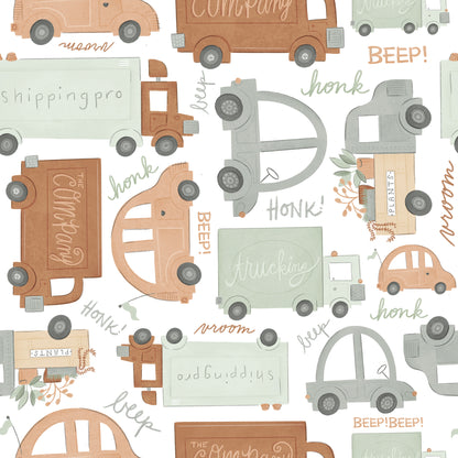Cars Pattern Wallpaper