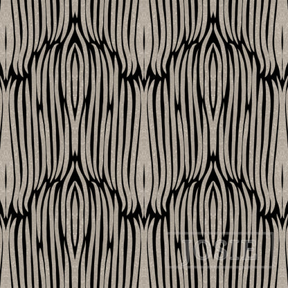 Feather Grunge Grey peel and stick wallpaper pattern swatch