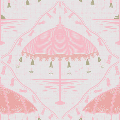Fancy Beach Umbrella Wallpaper