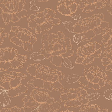 blush peony floral pattern