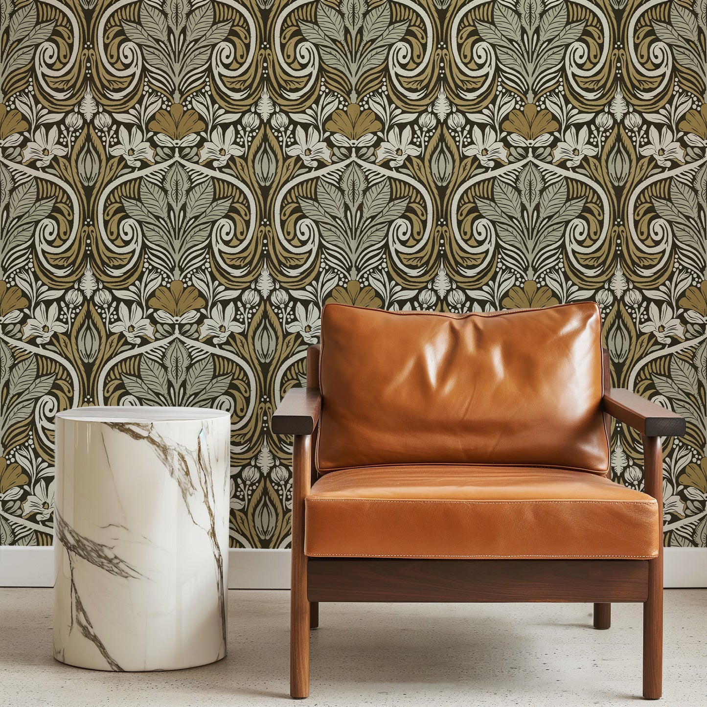 Floral Patio Wallpaper