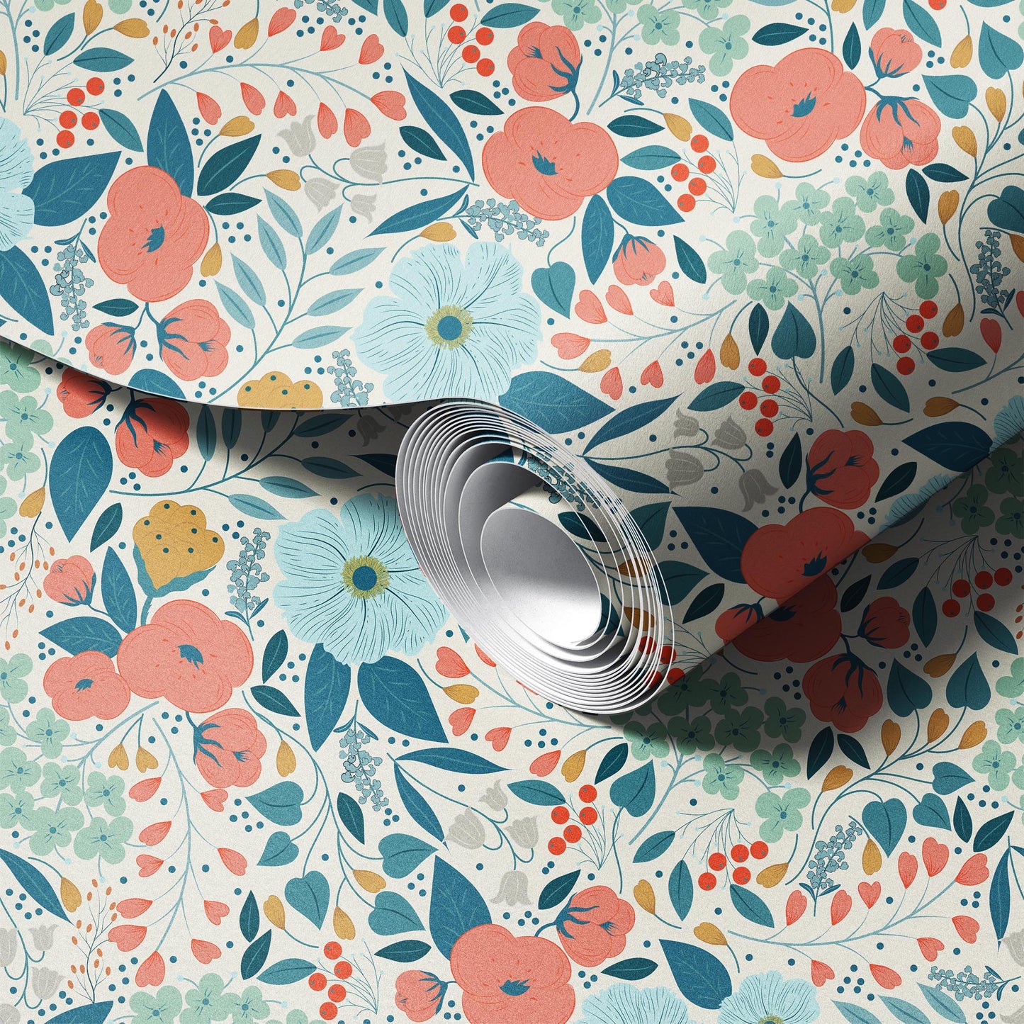 Flowers All Day Light Wallpaper