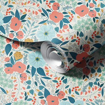 Flowers All Day Light Wallpaper
