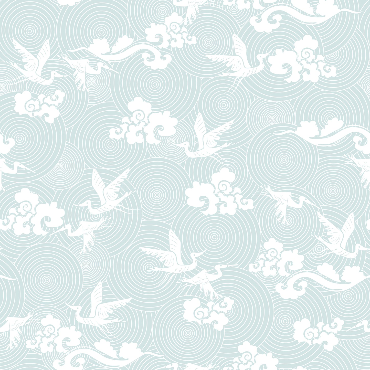 Flying Cranes Wallpaper
