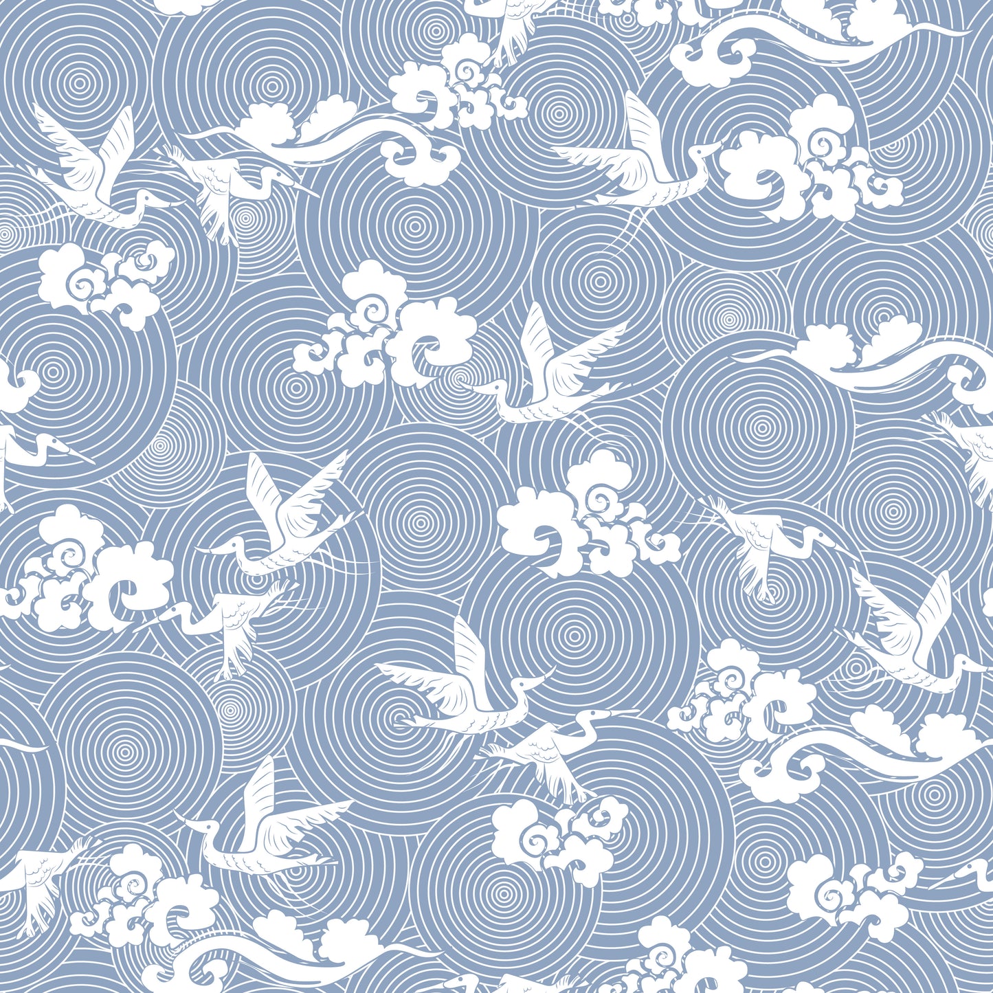 Flying Cranes Wallpaper