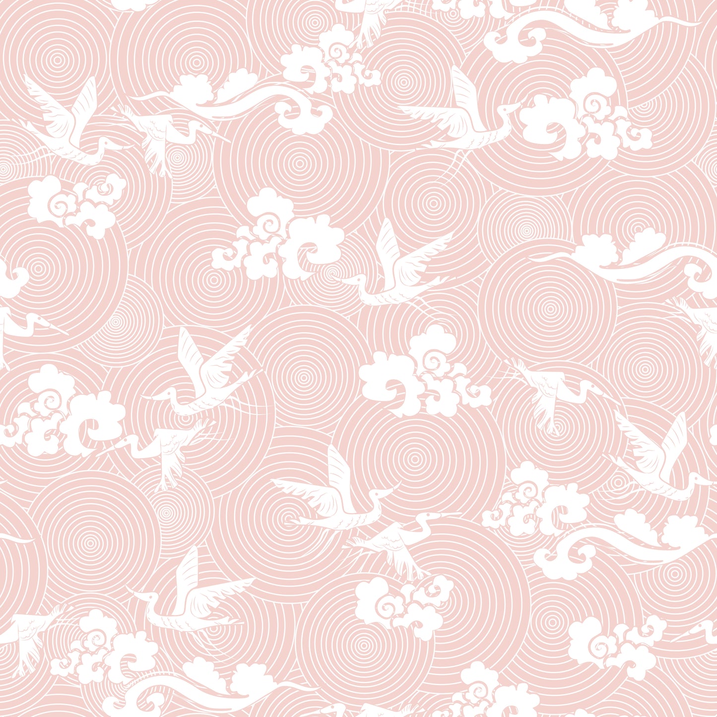 Flying Cranes Wallpaper