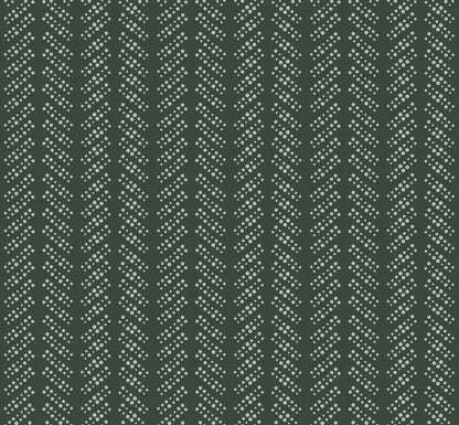 Bubble Dot Herringbone Wallpaper