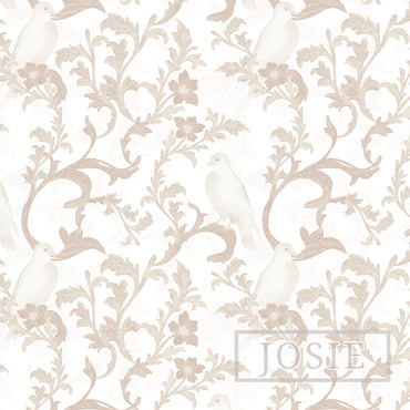 Golden Dove peel and stick wallpaper pattern swatch