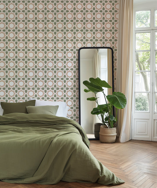 Geometric Ornamental Wallpaper