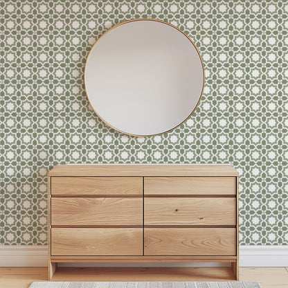 Geometric Ornamental Wallpaper