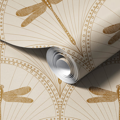 Glam Dragonflies Wallpaper