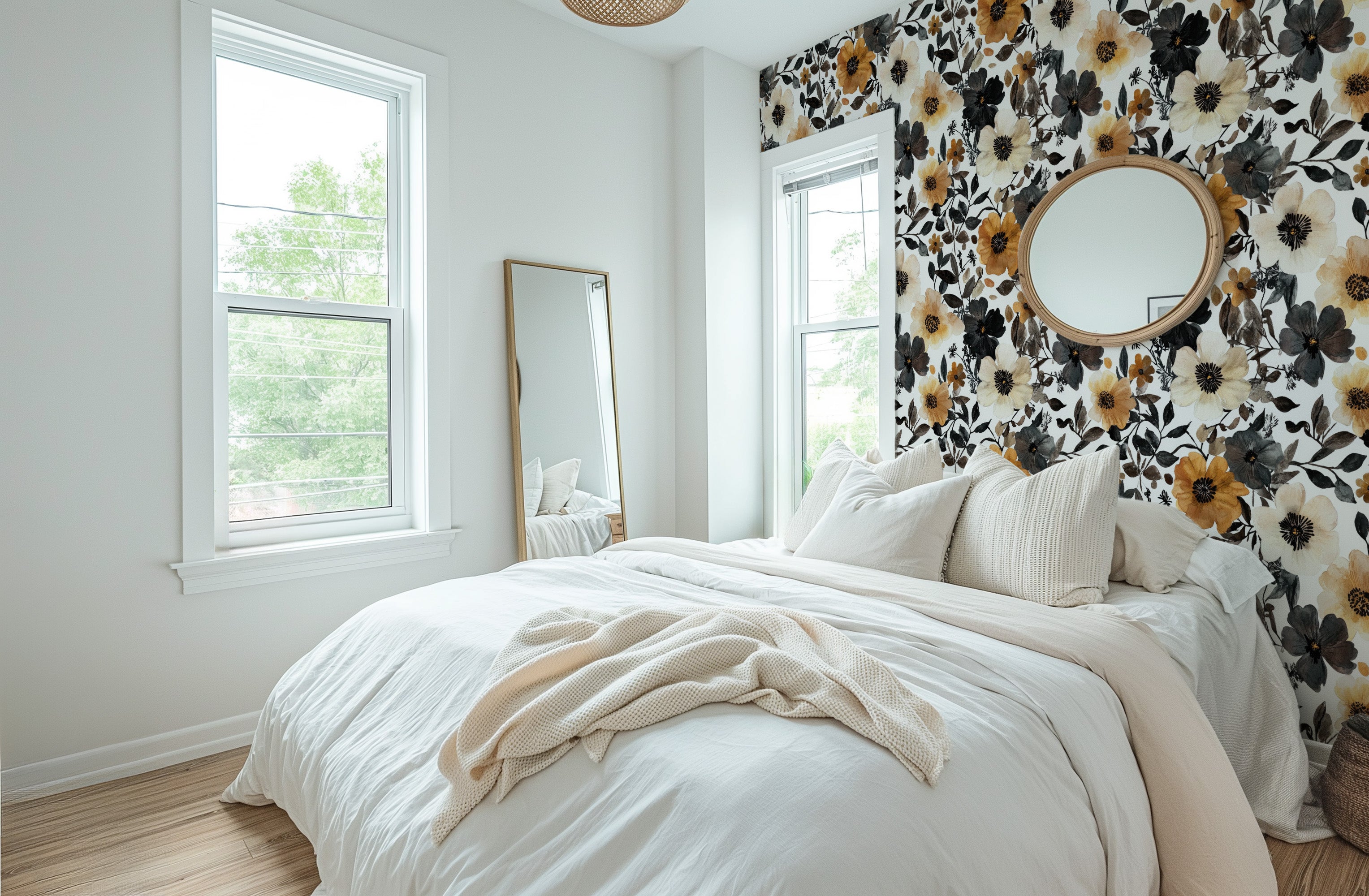 Gothic Floral Wallpaper.