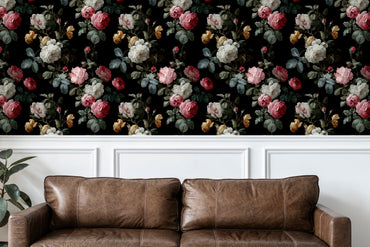 Gothic Rose Peel and Stick Wallpaper