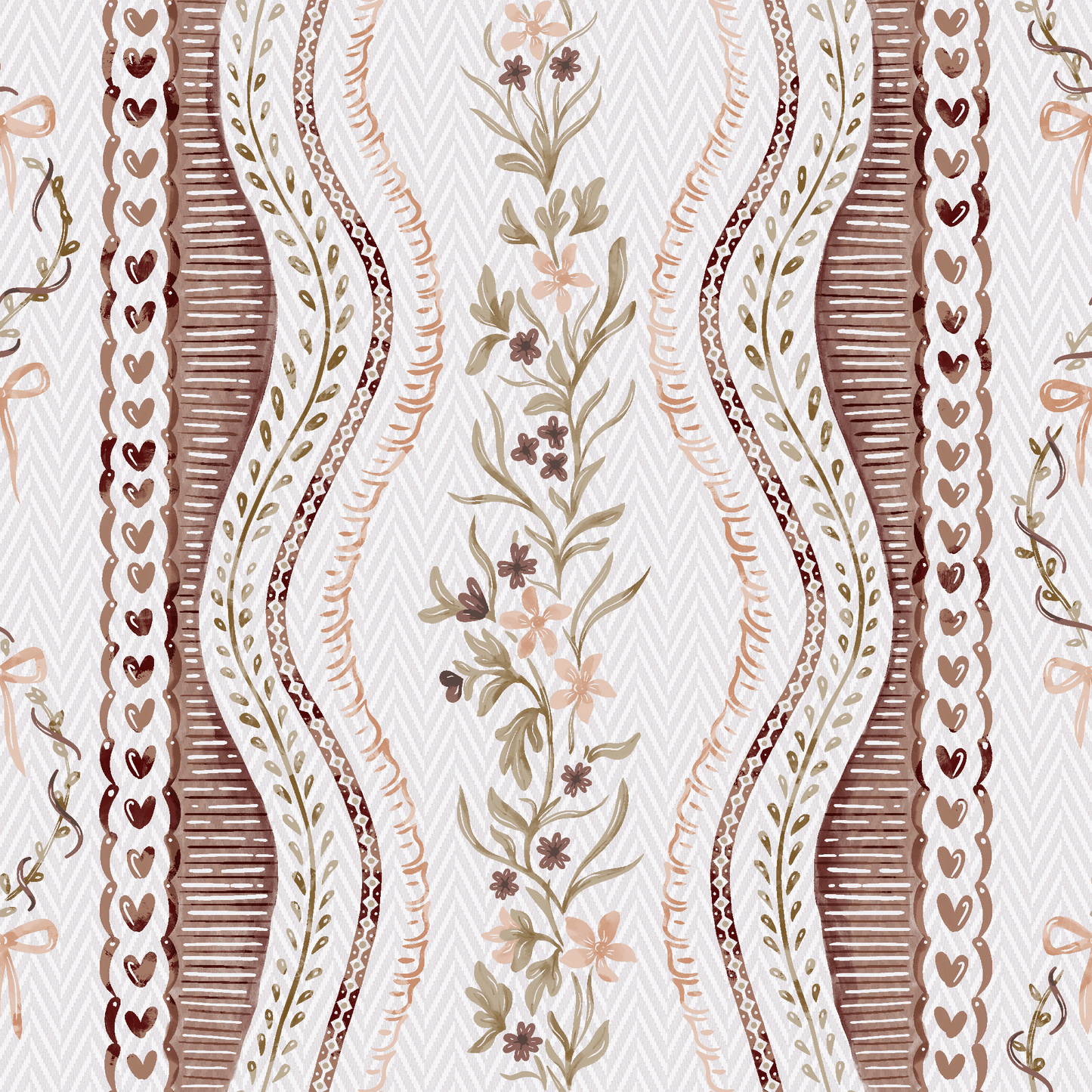 Preppy Grandmillenial Delight Wallpaper