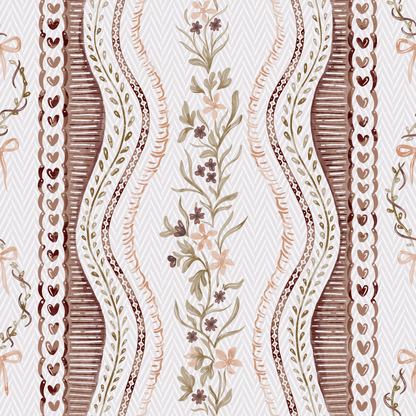 Preppy Grandmillenial Delight Wallpaper