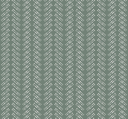 Bubble Dot Herringbone Wallpaper