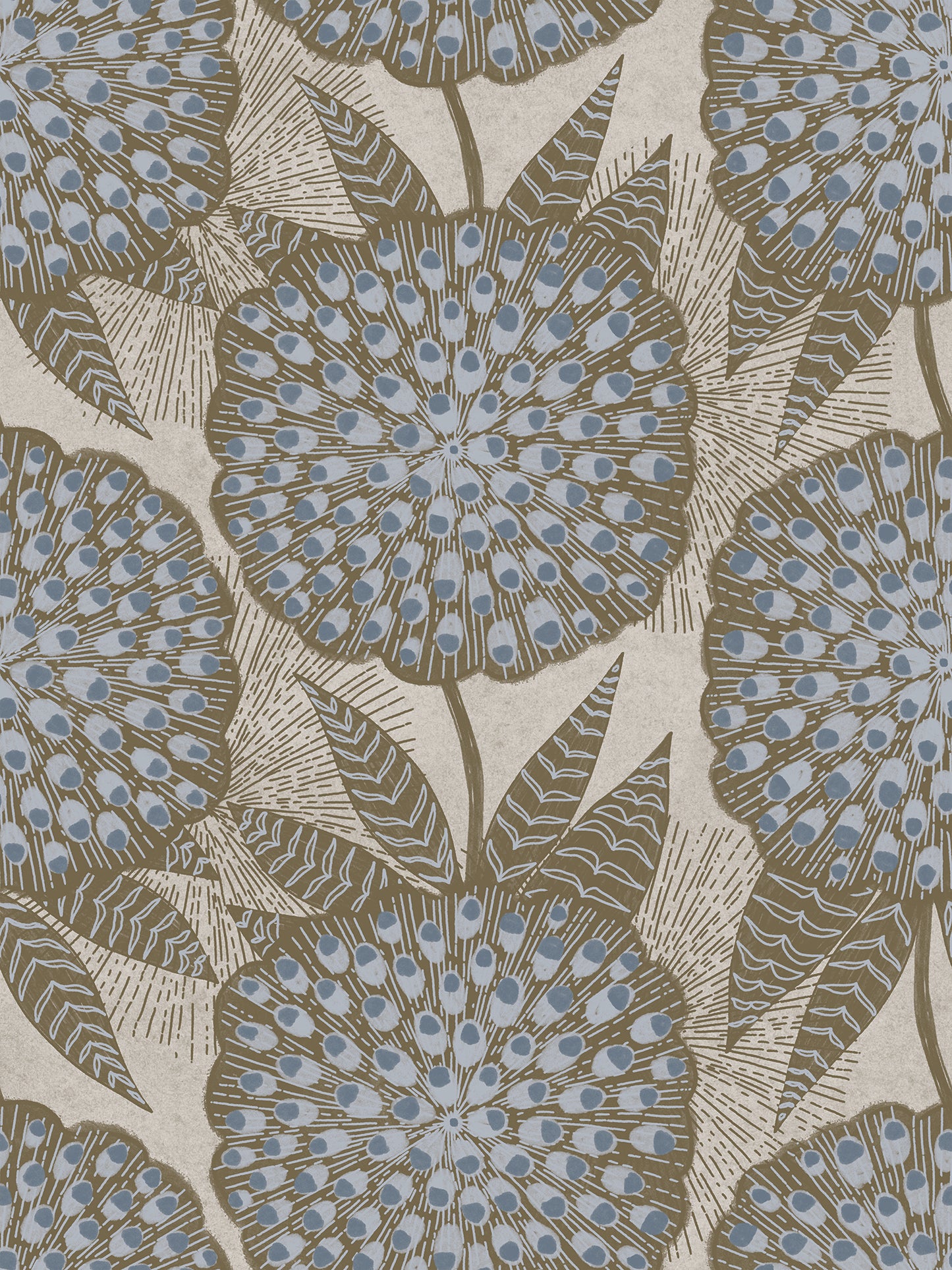 Intangible Marigolds Wallpaper