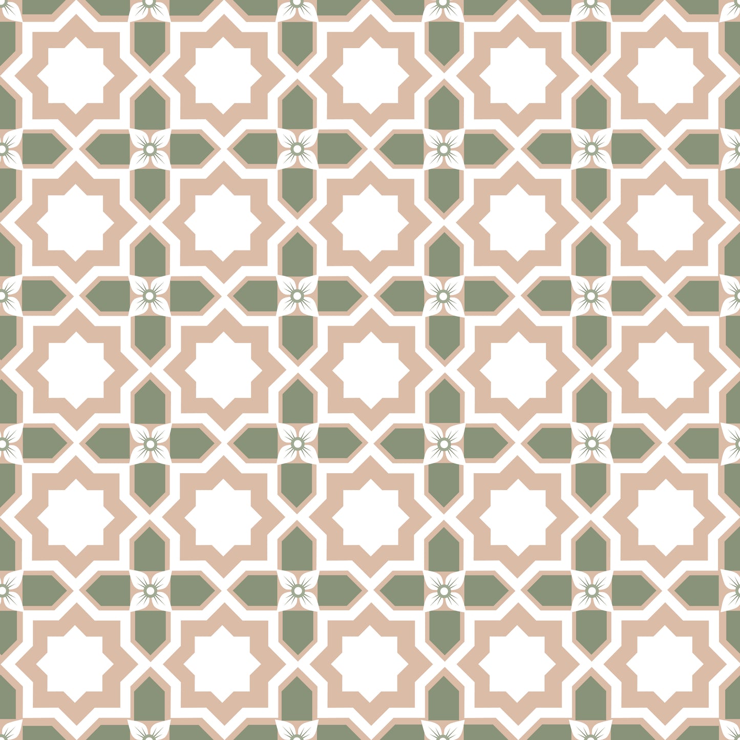 Geometric Ornamental Wallpaper